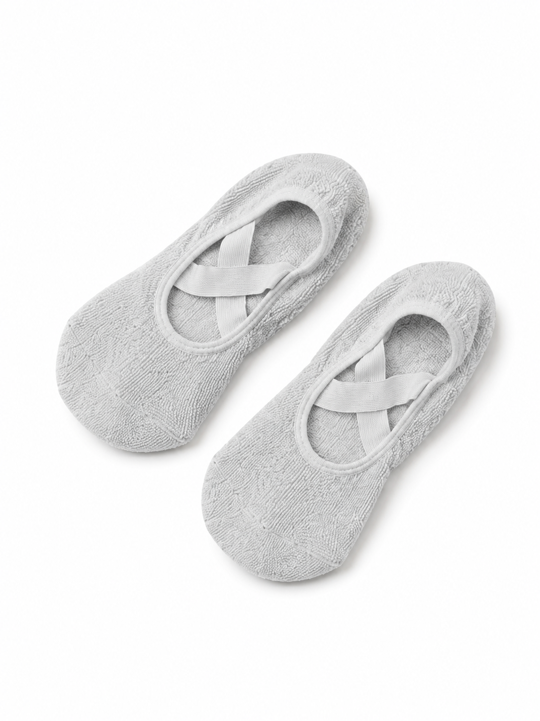 Non-Slip Pilates Barre Grip Socks with Cross Straps