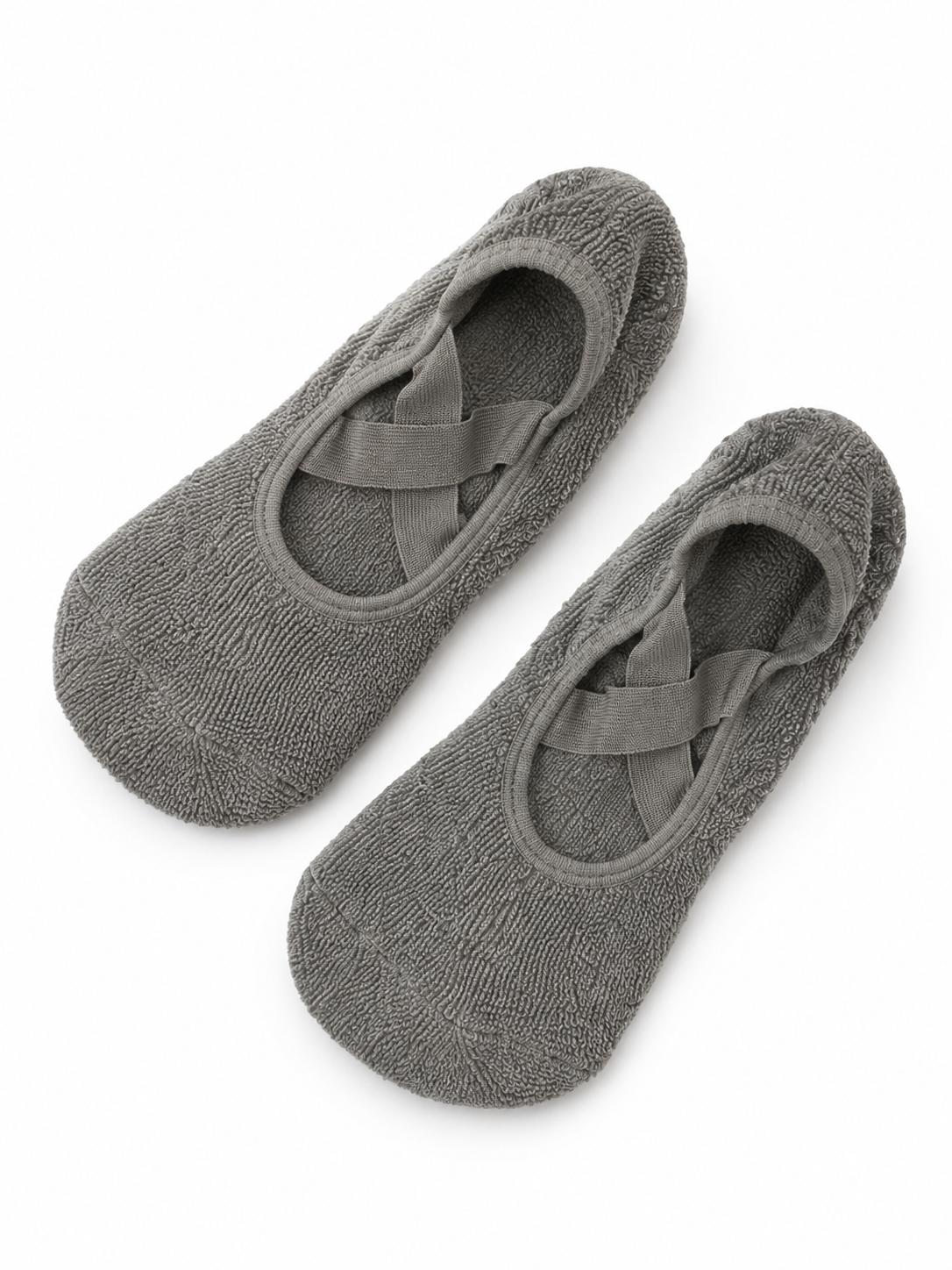 Non-Slip Pilates Barre Grip Socks with Cross Straps