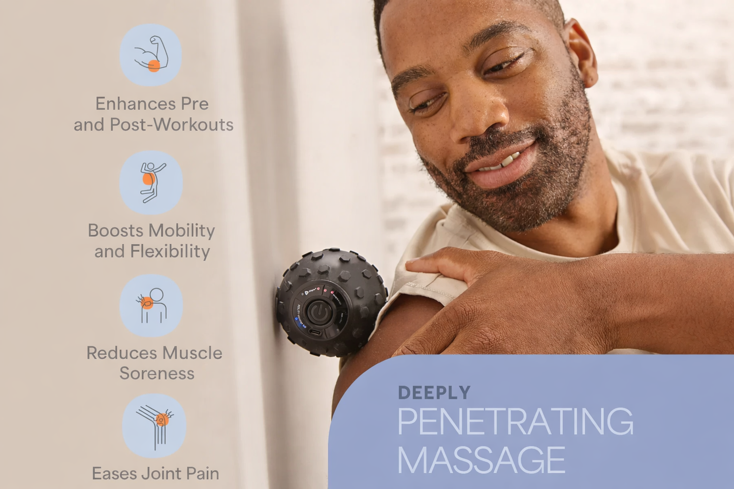 Agility 4-Speed Vibrating Massage Ball