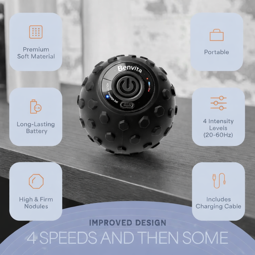 Agility 4-Speed Vibrating Massage Ball